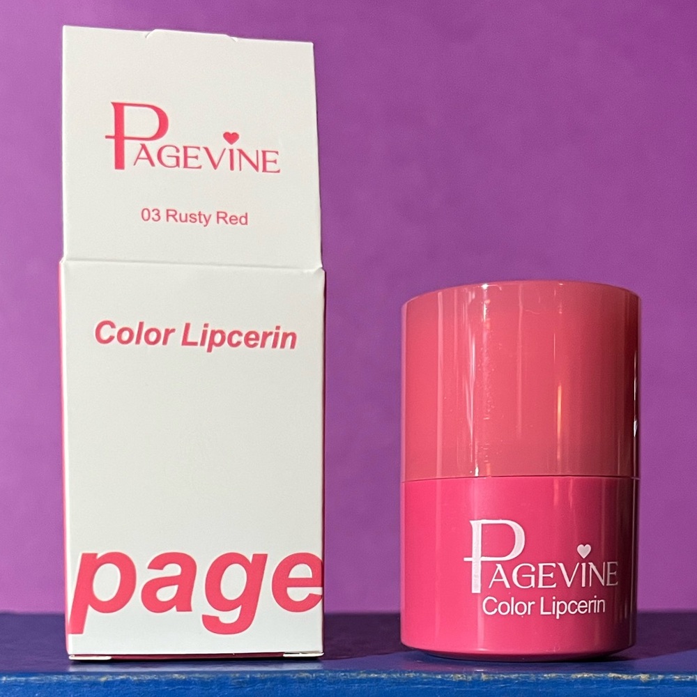 Pagevine Color Lipcerin in Rusty Red 💋💋💋